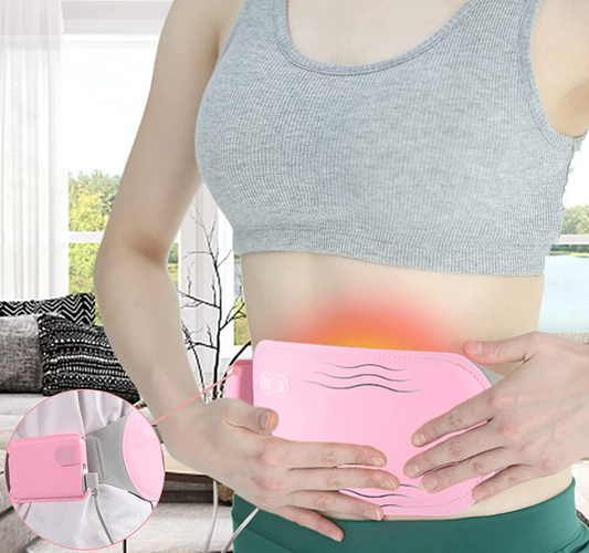WarmEase – Chauffage abdominal électrique avec vibration et 3 niveaux de chauffage