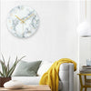 Olive - Horloge murale élégante avec inspiration marbre