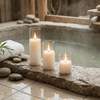 Elegante LED-Stumpenkerzen Set mit Timer - 9 Flammenlose Kerzen für Stimmungsvolle Dekoration 2