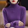Elena Cashmere cuello alto – suéter de cuello vuelto para mujer hecho de cachemira de alta calidad