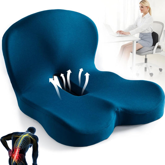 ErgoComfort Pad – Ergonomisches Memory Foam Sitzkissen