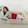 Ceinture chauffante ergonomique – Ceinture chauffante pour le dos avec 3 niveaux de chauffage et soutien lombaire