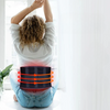 Ceinture chauffante ergonomique – Ceinture chauffante pour le dos avec 3 niveaux de chauffage et soutien lombaire