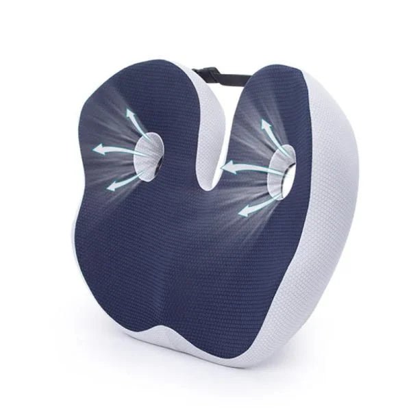 POSTURE RELAX – Rutschfestes Sitzkissen aus Memory-Schaum für Reisen & Arbeitsplatz