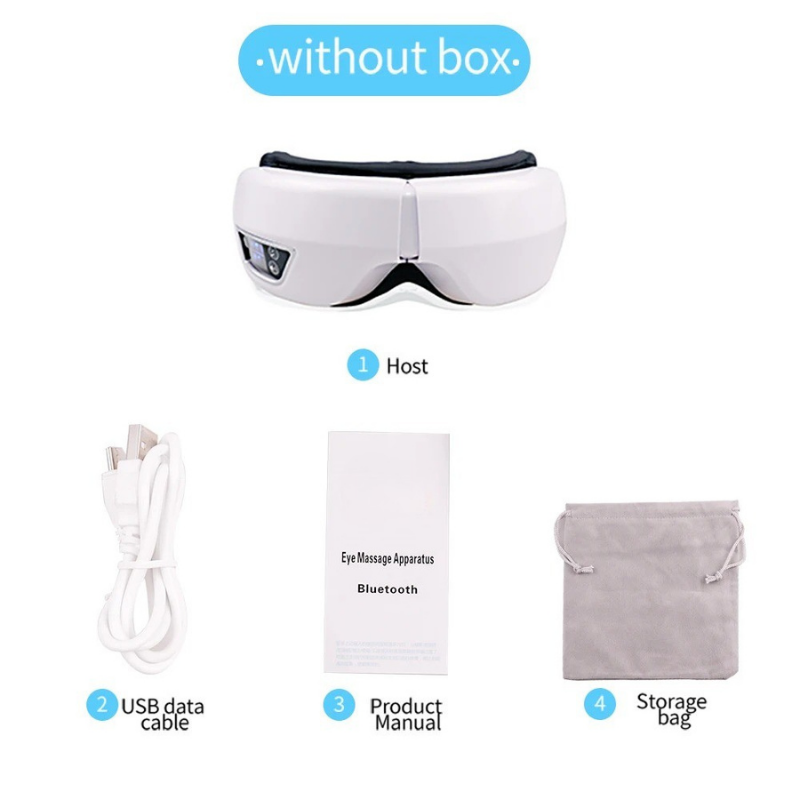 Eyeglow Smart 6D – Appareil de massage des yeux avec pression d'air et fonction chaleur