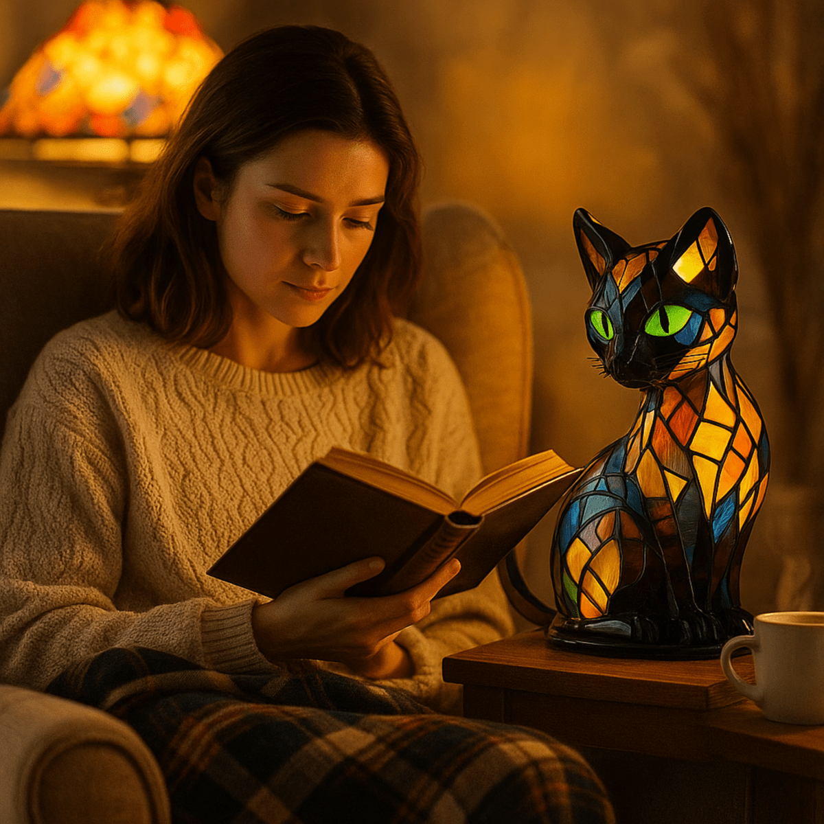 FELILUX – Verspielte LED-Katzen-Nachtlampe mit sanftem Ambiente-Licht 4
