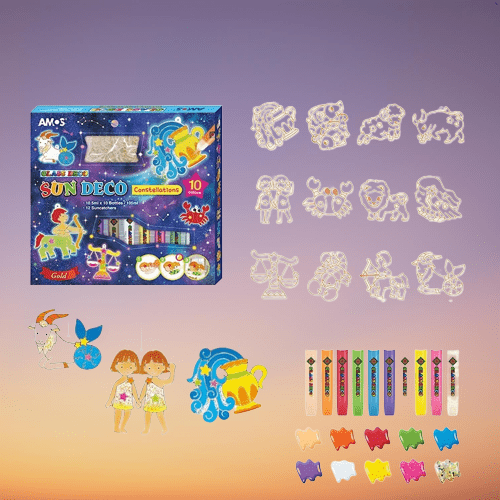 FESTIGLASS – DIY Weihnachts-Glasmalerei-Set für Kinder & Erwachsene 0