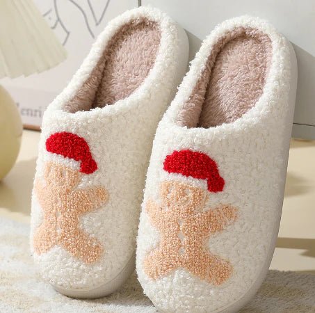 FESTISTEPS - Warme Rutschfeste Hausschuhe Damen Herren Kinder mit Hirschdruck 10