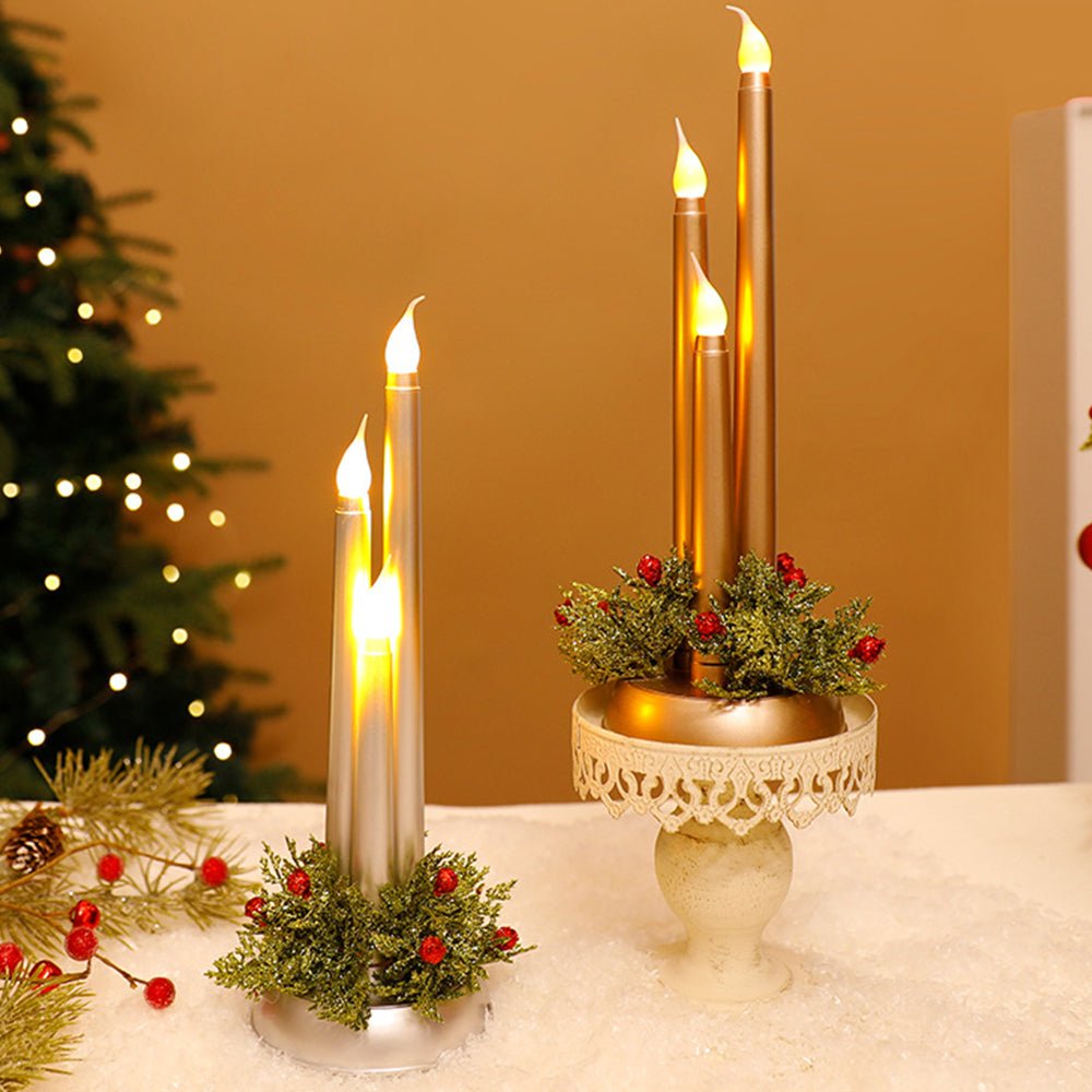 FLAMINIX – Flammenlose LED-Weihnachtskerzen mit realistischem Flackerlicht 3