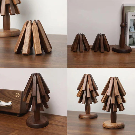 Kiel - Posavasos de madera premium