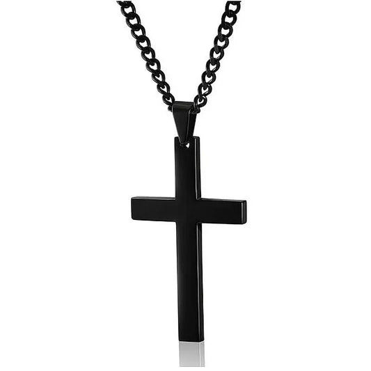 ETERNA NECKLACE – Herren Halskette mit Edelstahl Kreuzanhänger