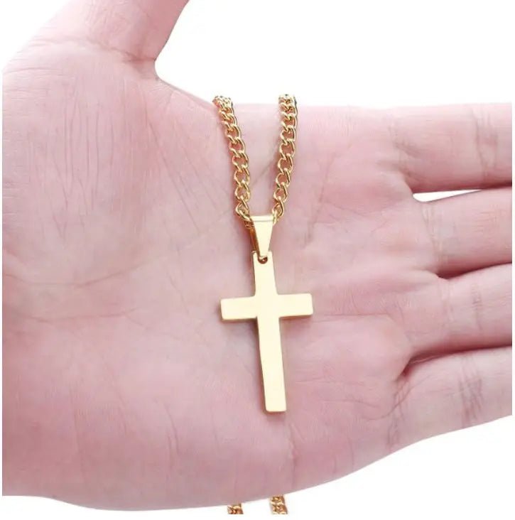 ETERNA NECKLACE – Herren Halskette mit Edelstahl Kreuzanhänger