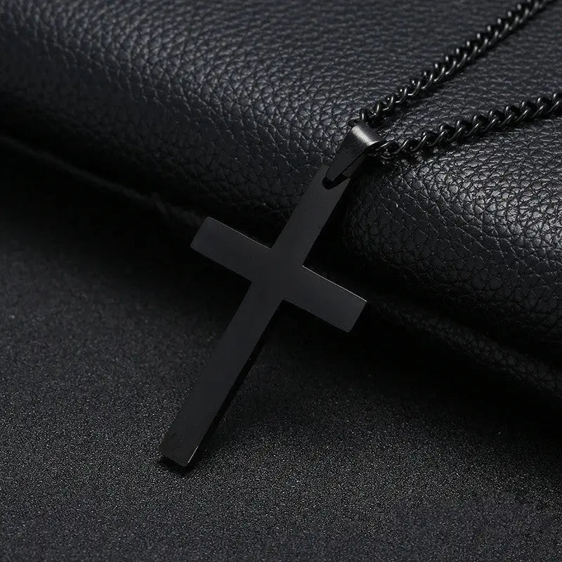 ETERNA NECKLACE – Herren Halskette mit Edelstahl Kreuzanhänger