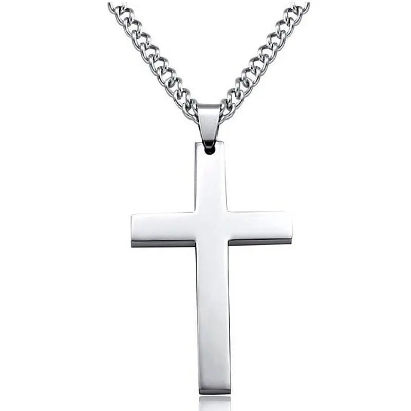 ETERNA NECKLACE – Herren Halskette mit Edelstahl Kreuzanhänger