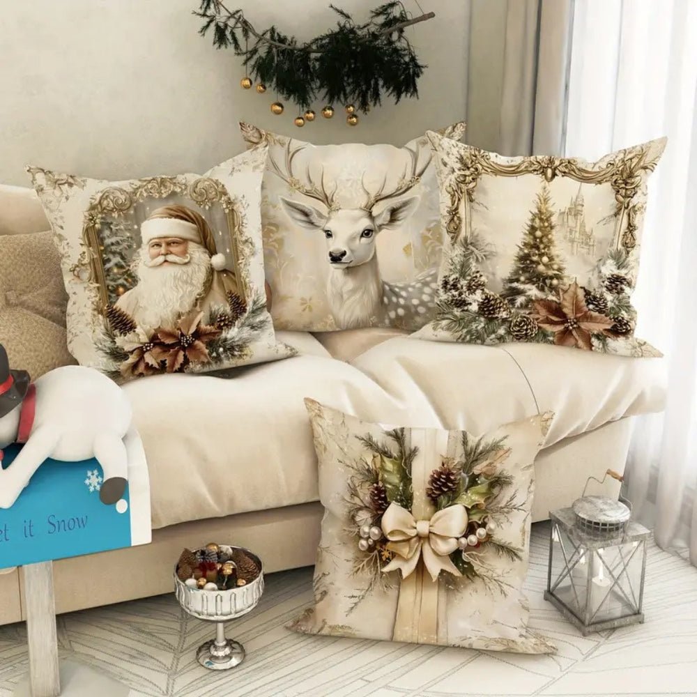 FestiveCovers – Housses de coussin de Noël avec motifs festifs
