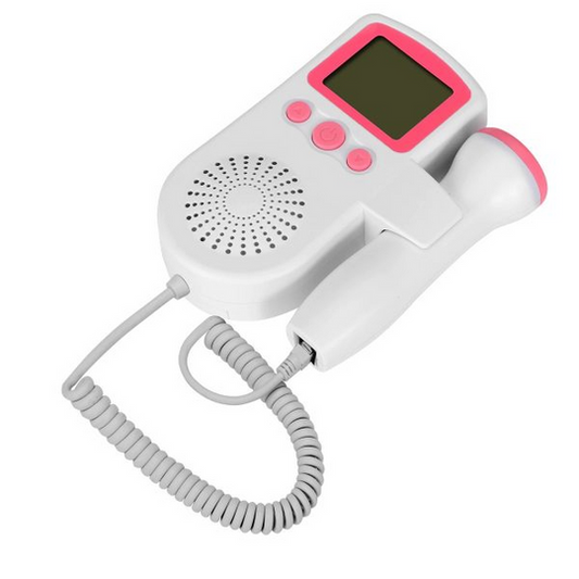 FetoPulse Doppler – Monitor portatile della frequenza cardiaca fetale con display LCD dalla 12ª settimana di gravidanza