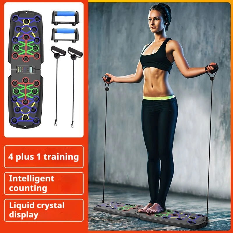 Fitflex – Ensemble complet de fitness pour la maison avec bandes de résistance et rouleau abdominal