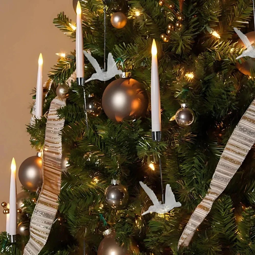 Flammenlose LED Kerzen Set Mit Fernbedienung – Dimmbar, Timer, Realistisches Flackern, Ideal Für Weihnachtsdekoration 6