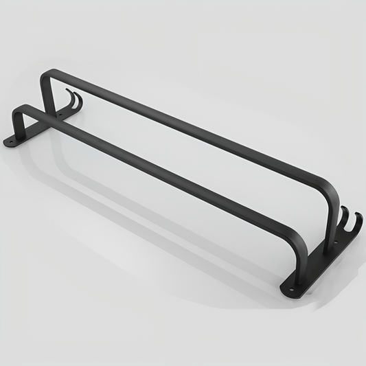 FlexRack – Mensola da bagno da parete in alluminio con 3 traverse trasversali