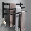 FlexRack – Wandmontiertes Badezimmerregal aus Aluminium mit 3 Querstreben