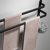FlexRack – Wandmontiertes Badezimmerregal aus Aluminium mit 3 Querstreben