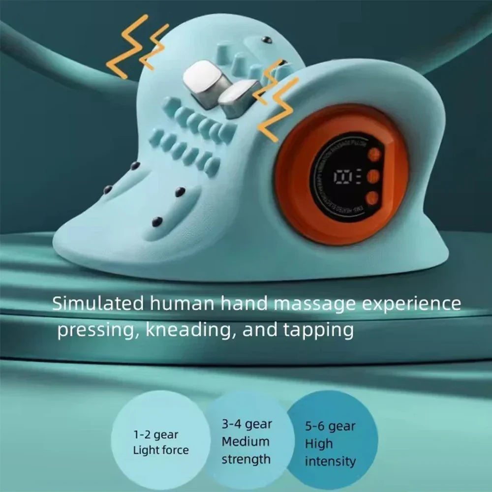 Flexease masseur de cou – appareil de massage du cou avec EMS et acupression