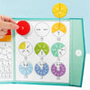 EduMag Fraction Disc Kit | Magnetisches Mathe-Lernspielzeug | Bruch- & Dezimal-Set | Pädagogisches Unterrichtsmaterial