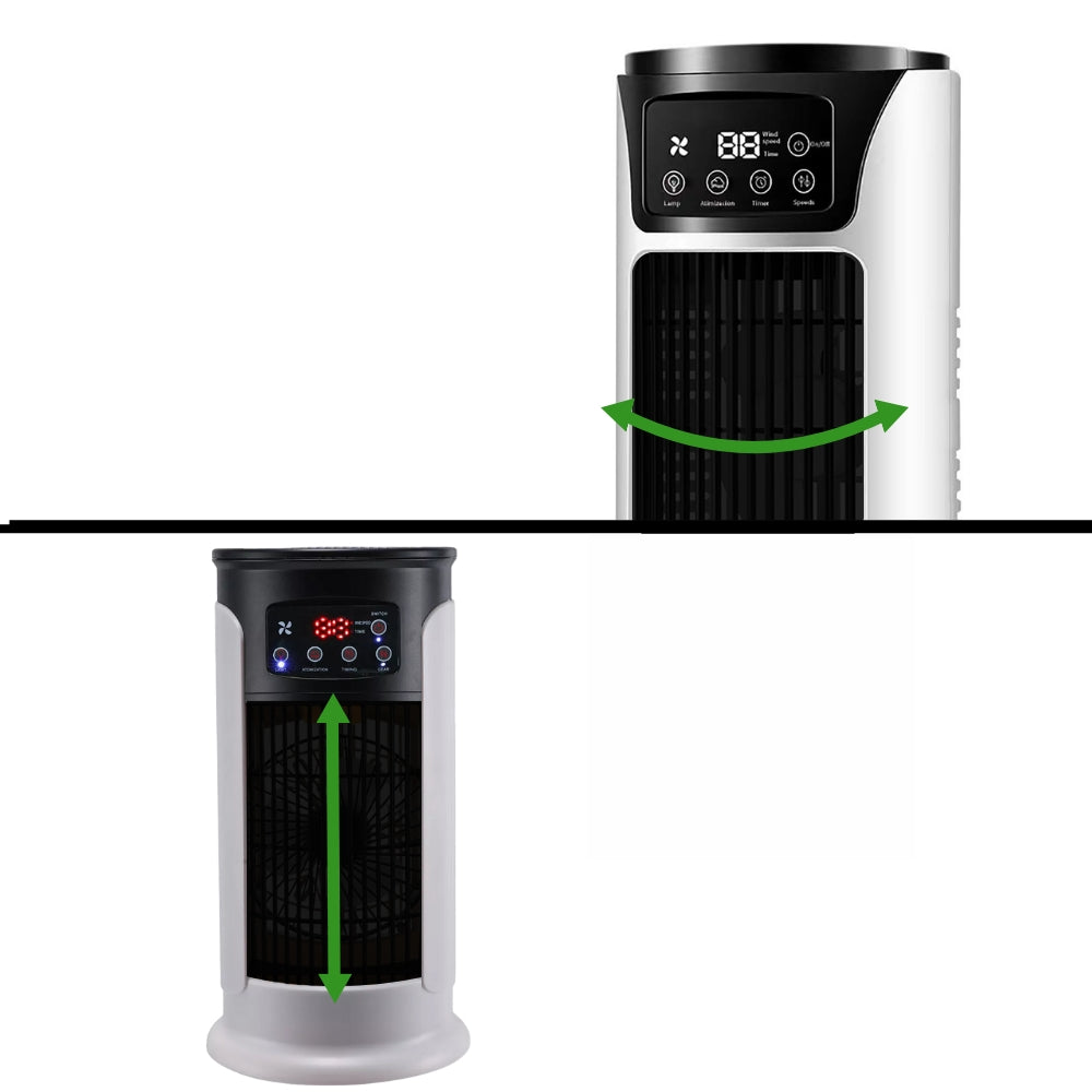 FreshFlow – Aire acondicionado portátil con función de ventilador y oscilación
