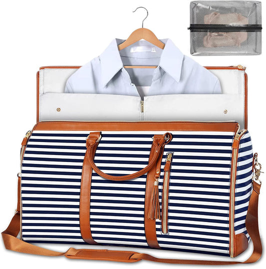 GARMENTGO Housse de protection pour vêtements – Sac de voyage pliable en cuir PU pour des vêtements sans plis en déplacement