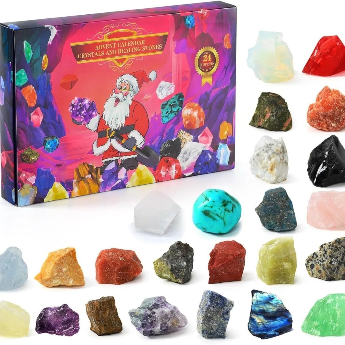 GEMMASANTA – Kristall-Edelstein-Adventskalender mit 24-tägigem Weihnachtscountdown 13