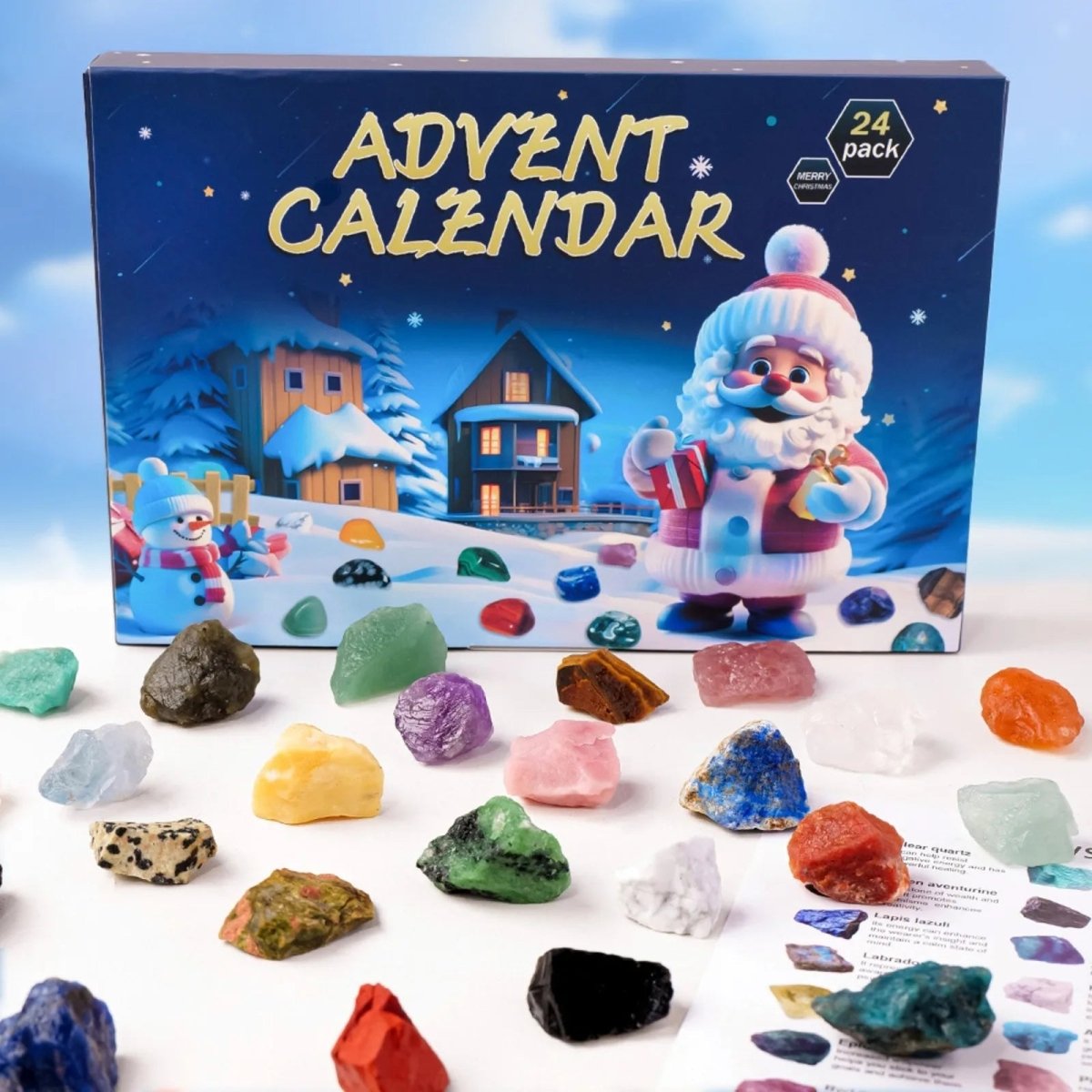 GEMMASANTA – Kristall-Edelstein-Adventskalender mit 24-tägigem Weihnachtscountdown 6