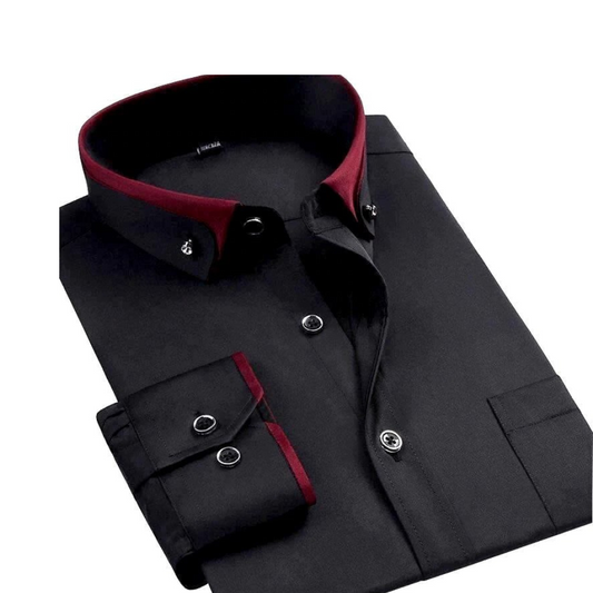 GENTLEFORM CAMISA – Elegante camisa de manga larga para hombre con comodidad y estilo