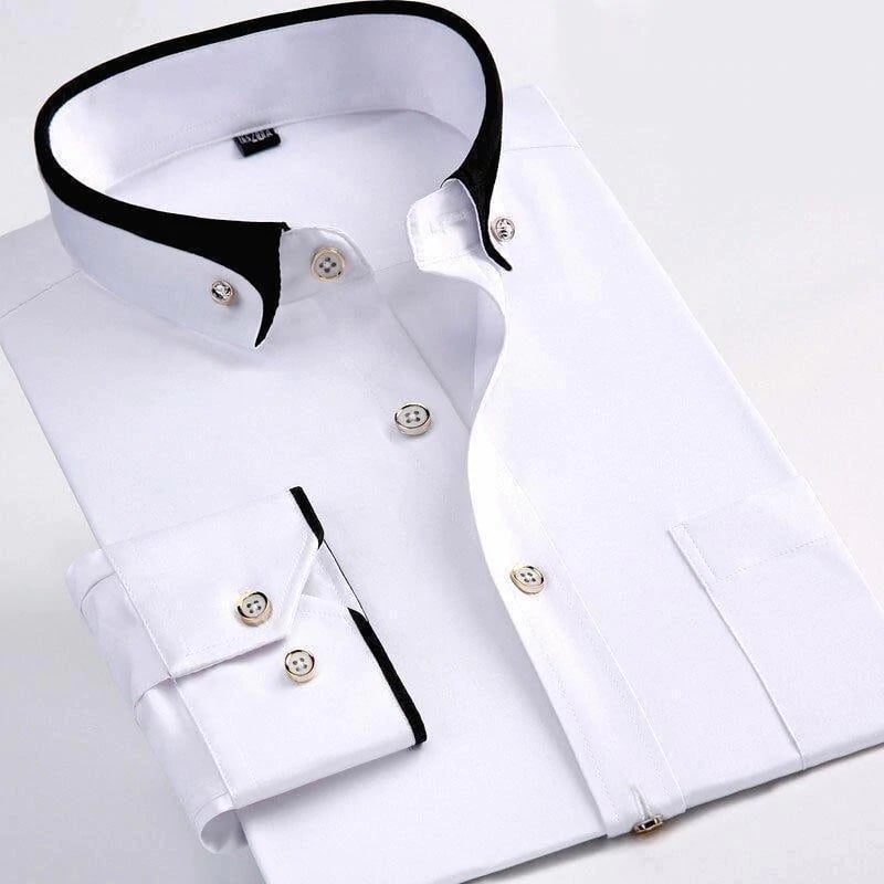 GENTLEFORM CAMISA – Elegante camisa de manga larga para hombre con comodidad y estilo