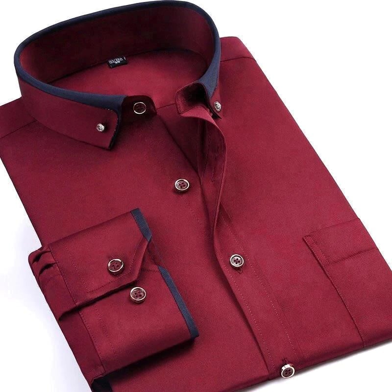 GENTLEFORM CAMISA – Elegante camisa de manga larga para hombre con comodidad y estilo