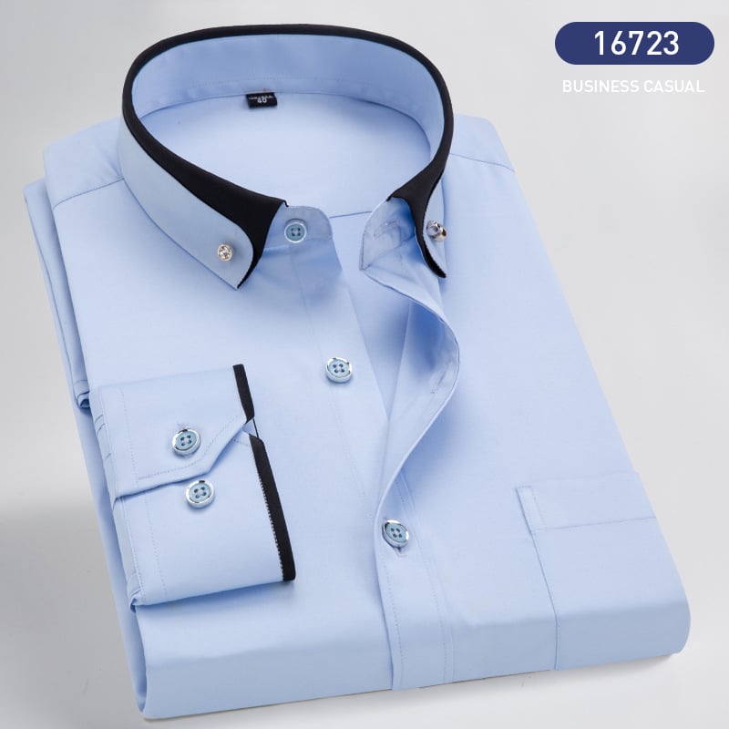 GENTLEFORM CAMISA – Elegante camisa de manga larga para hombre con comodidad y estilo