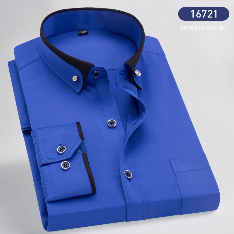GENTLEFORM CAMISA – Elegante camisa de manga larga para hombre con comodidad y estilo