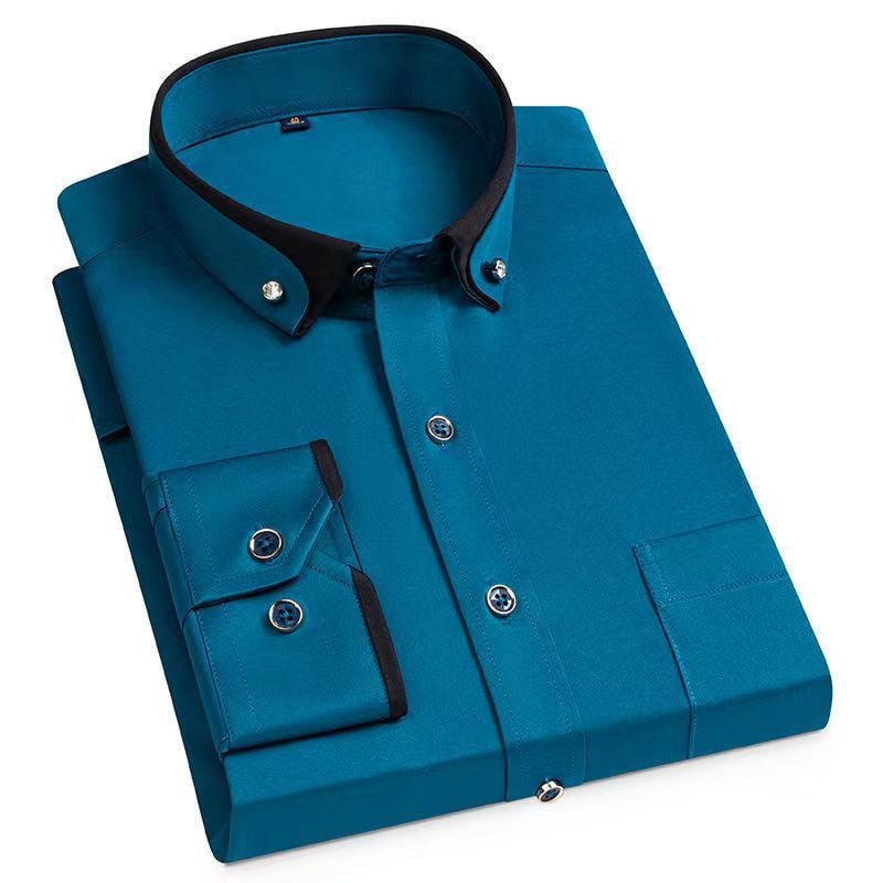 GENTLEFORM CAMISA – Elegante camisa de manga larga para hombre con comodidad y estilo