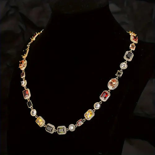 AURELIA GEO – Ensemble de bijoux moderne avec design géométrique en zirconia