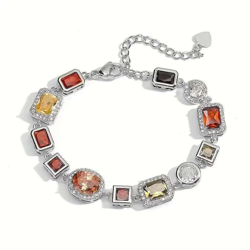 AURELIA GEO – Ensemble de bijoux moderne avec design géométrique en zirconia
