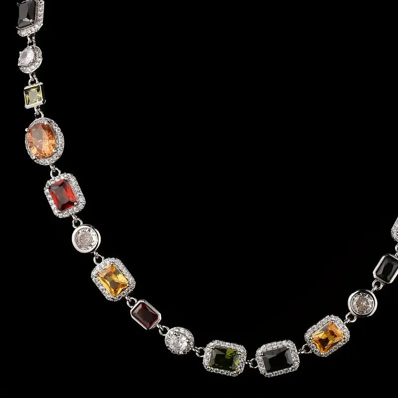 AURELIA GEO – Ensemble de bijoux moderne avec design géométrique en zirconia
