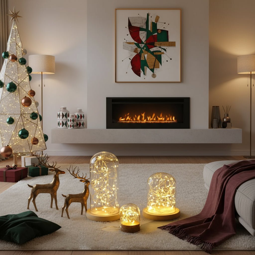 GLIMLIGHT – Warmweiße, batteriebetriebene Lichterkette für Haus und Garten 2