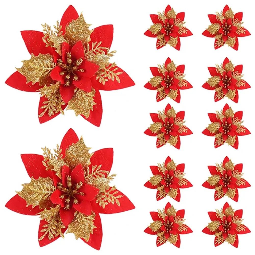 GLITZBLOSS – Glitzernde Blumenornamente für elegante Weihnachtsdekoration 13