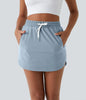 GOLFGLIDE FALDA – Falda de golf aireada con pantalones cortos y cordón ajustable