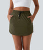 GOLFGLIDE FALDA – Falda de golf aireada con pantalones cortos y cordón ajustable
