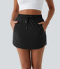 GOLFGLIDE FALDA – Falda de golf aireada con pantalones cortos y cordón ajustable