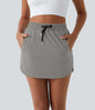GOLFGLIDE FALDA – Falda de golf aireada con pantalones cortos y cordón ajustable