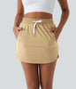 GOLFGLIDE FALDA – Falda de golf aireada con pantalones cortos y cordón ajustable