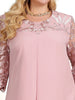 VESTIDO DE GALA GRACE – Vestido bordado en talla grande para apariciones elegantes