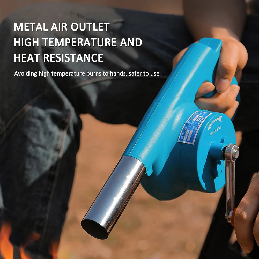 GRILLBREEZE – Ventilador portátil de mano para barbacoa para asar al aire libre fácilmente