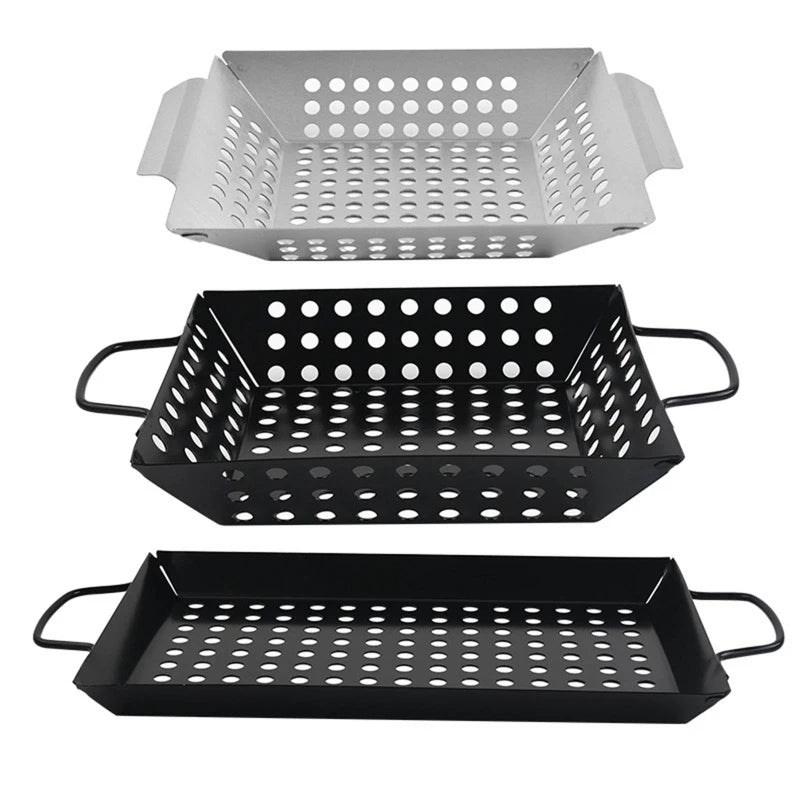 CESTA GRILLMATE – Cesta de parrilla antiadherente para una cocción uniforme al aire libre
